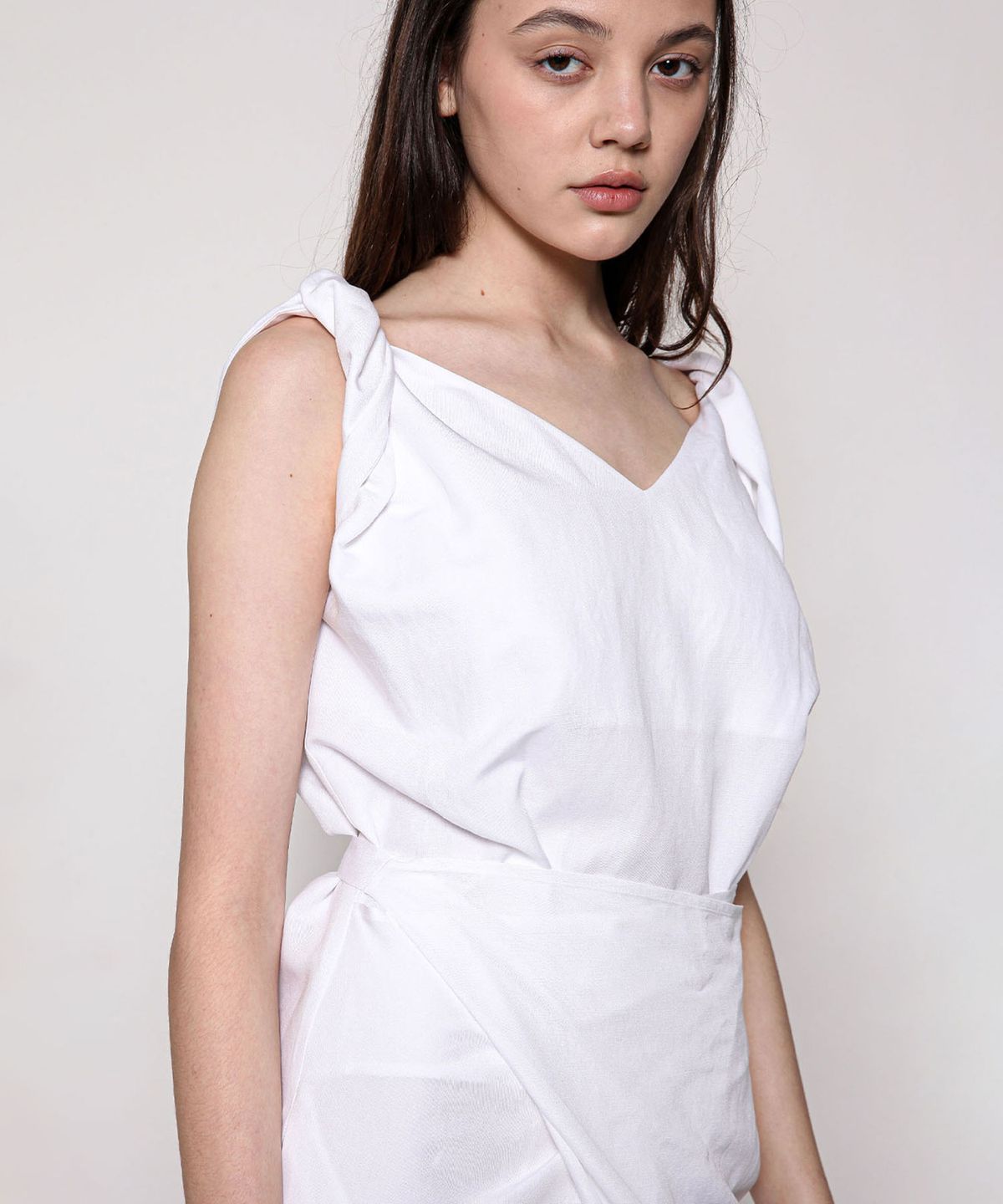 세컨드 아르무아(02ARMOIRE) Aida Dress _ White