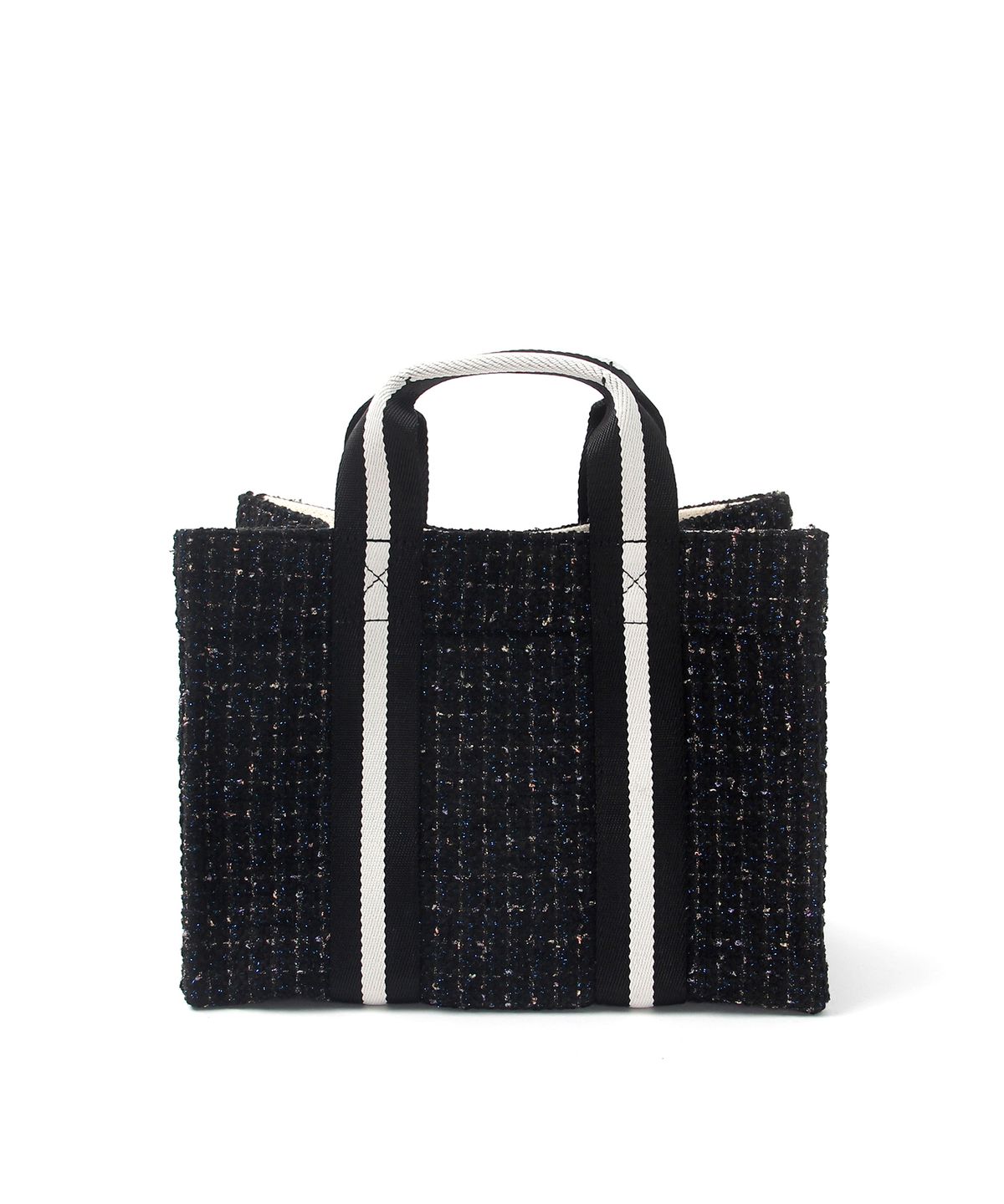 오알오알(OROR) book tote bag 003 tweed pearl black