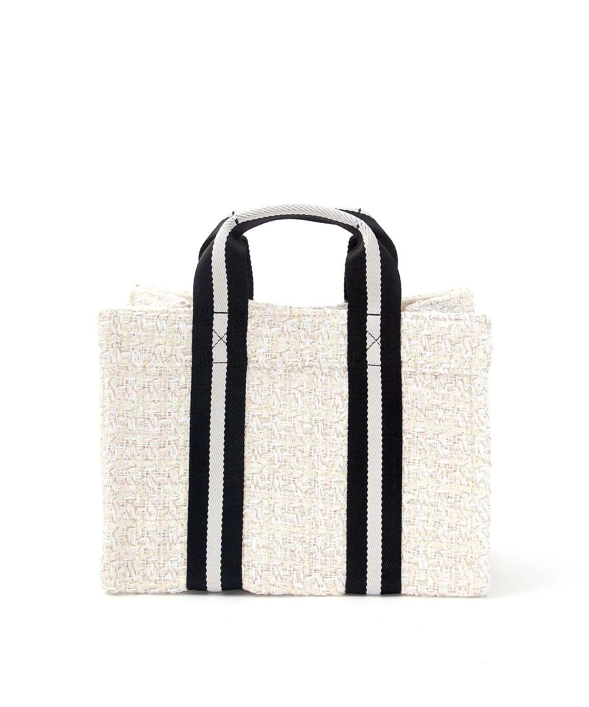 오알오알(OROR) book tote bag 004 tweed pearl ivory