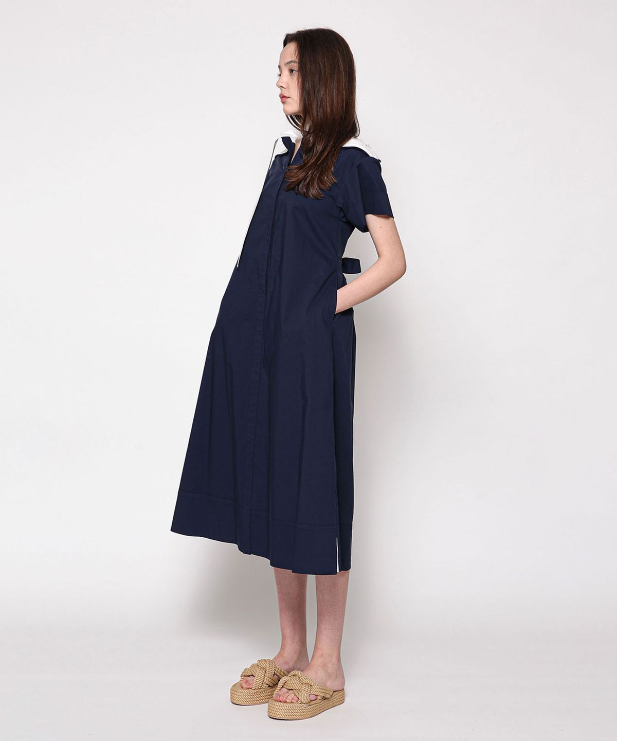 세컨드 아르무아(02ARMOIRE) Teo Dress _ Navy