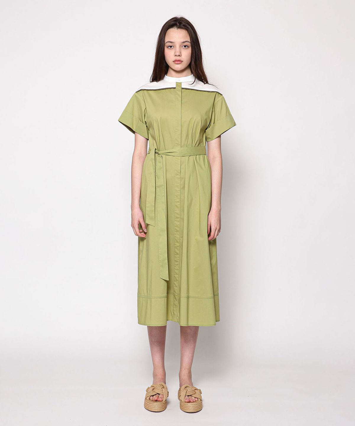 세컨드 아르무아(02ARMOIRE) Teo Dress _ Green