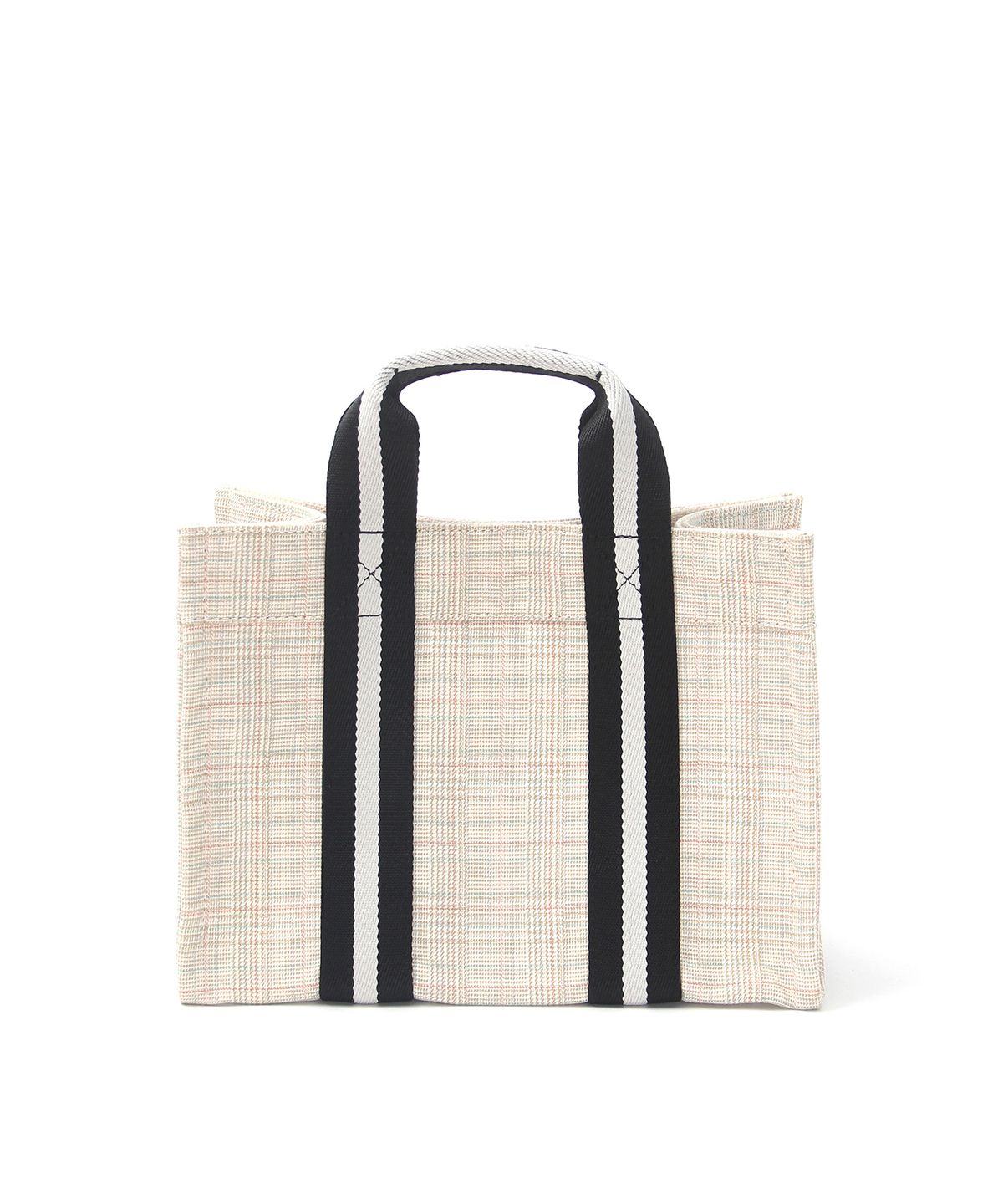 오알오알(OROR) book tote bag 010 check ivory