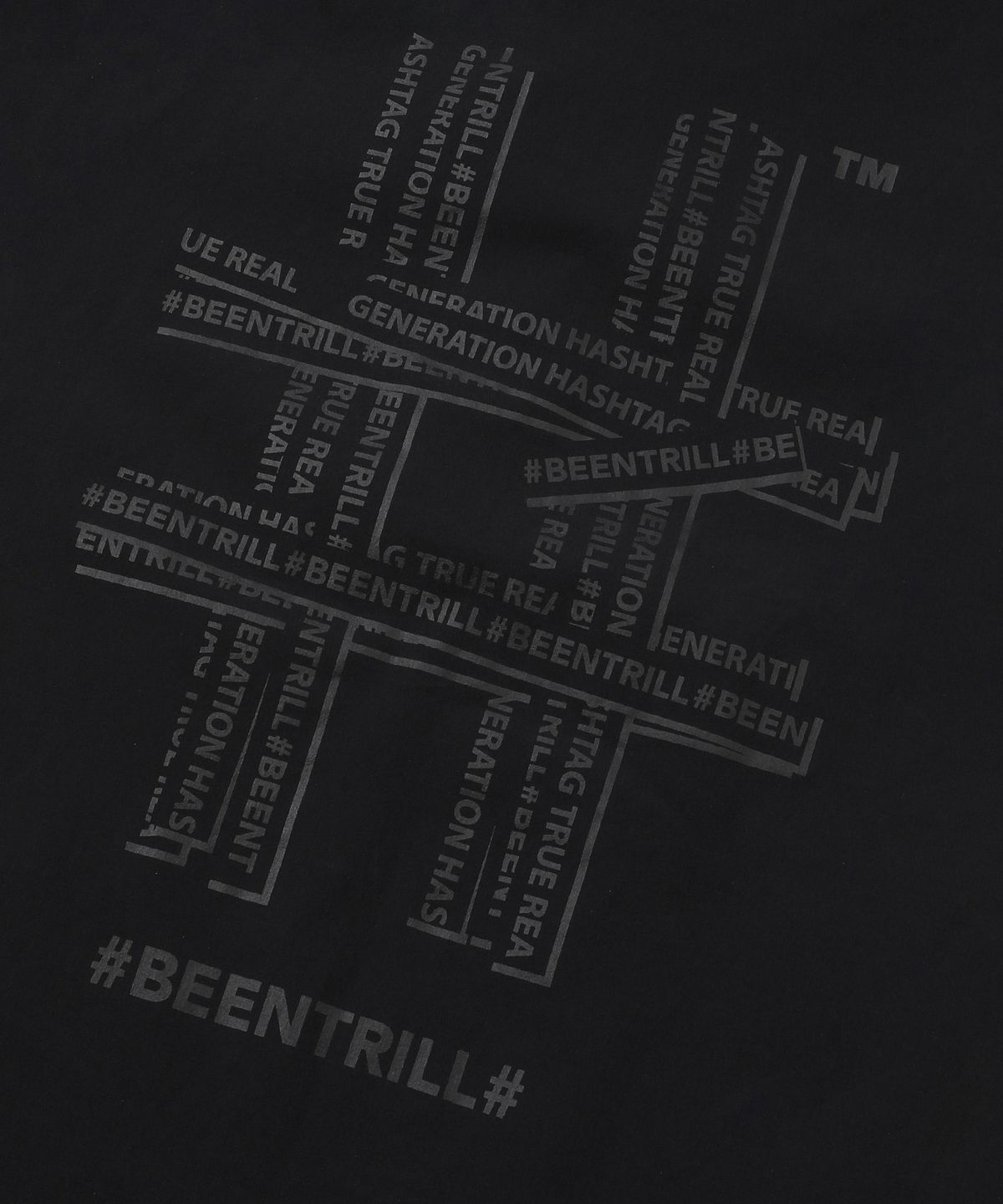 빈트릴(BEENTRILL) 후디 오버핏 반팔 아노락(블랙)