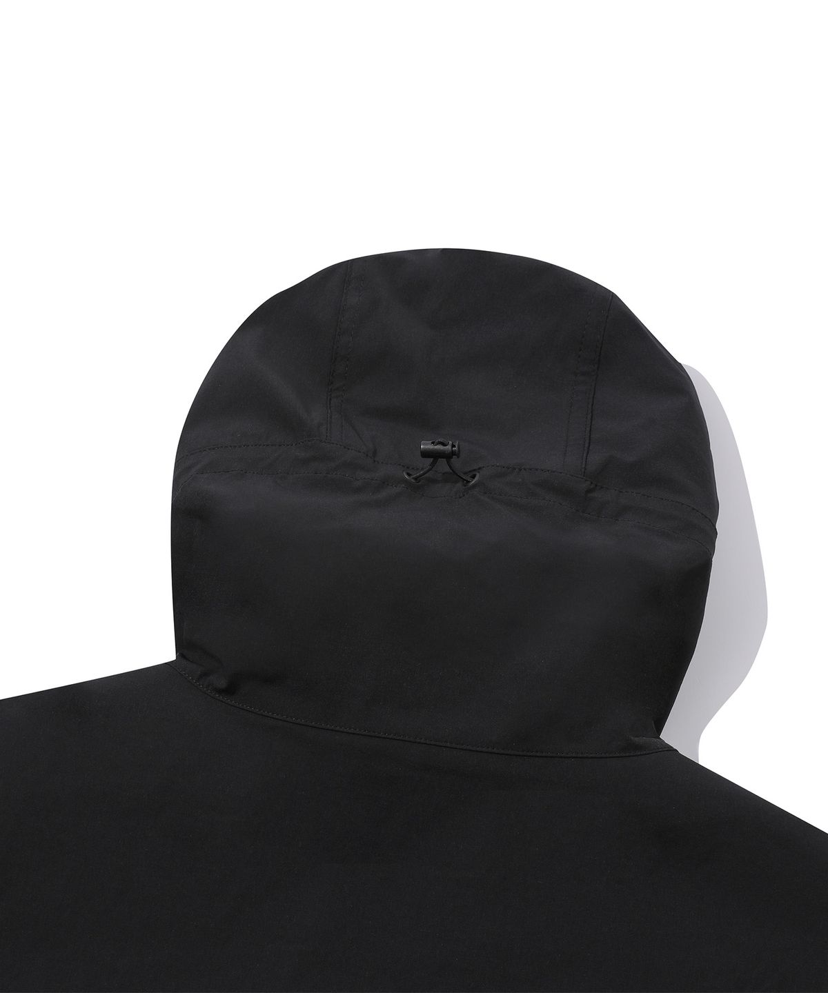 빈트릴(BEENTRILL) 후디 오버핏 반팔 아노락(블랙)