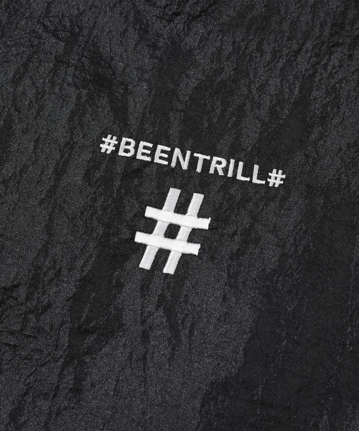 빈트릴(BEENTRILL) 글리터 후디 컴포트핏 베스트(블랙)