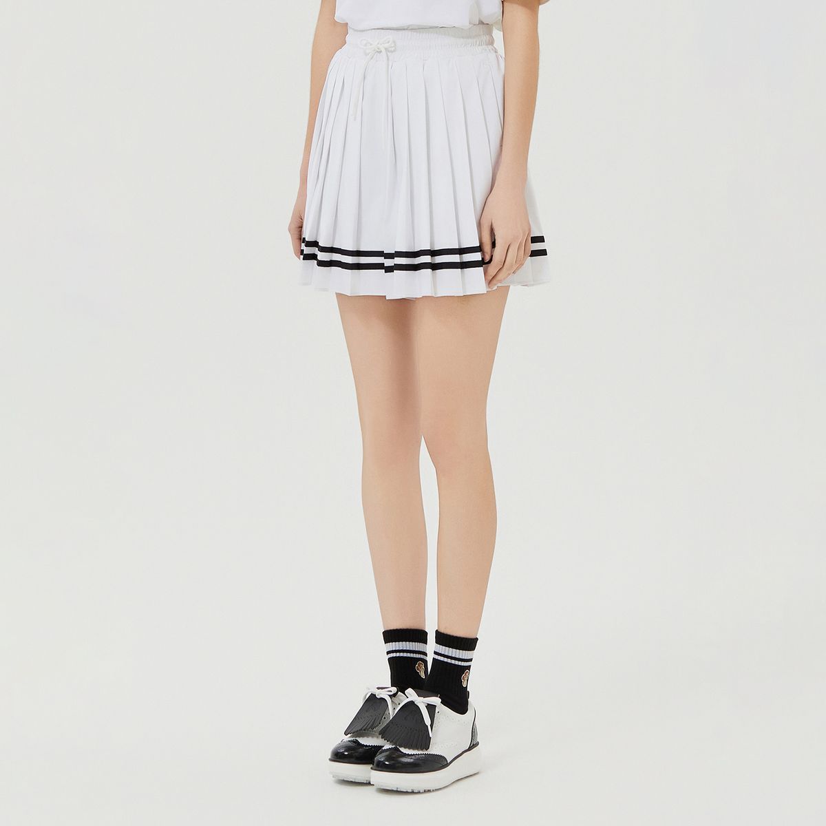 마틴골프(MARTINE GOLF) Collaboration String Pleats Culottes_White