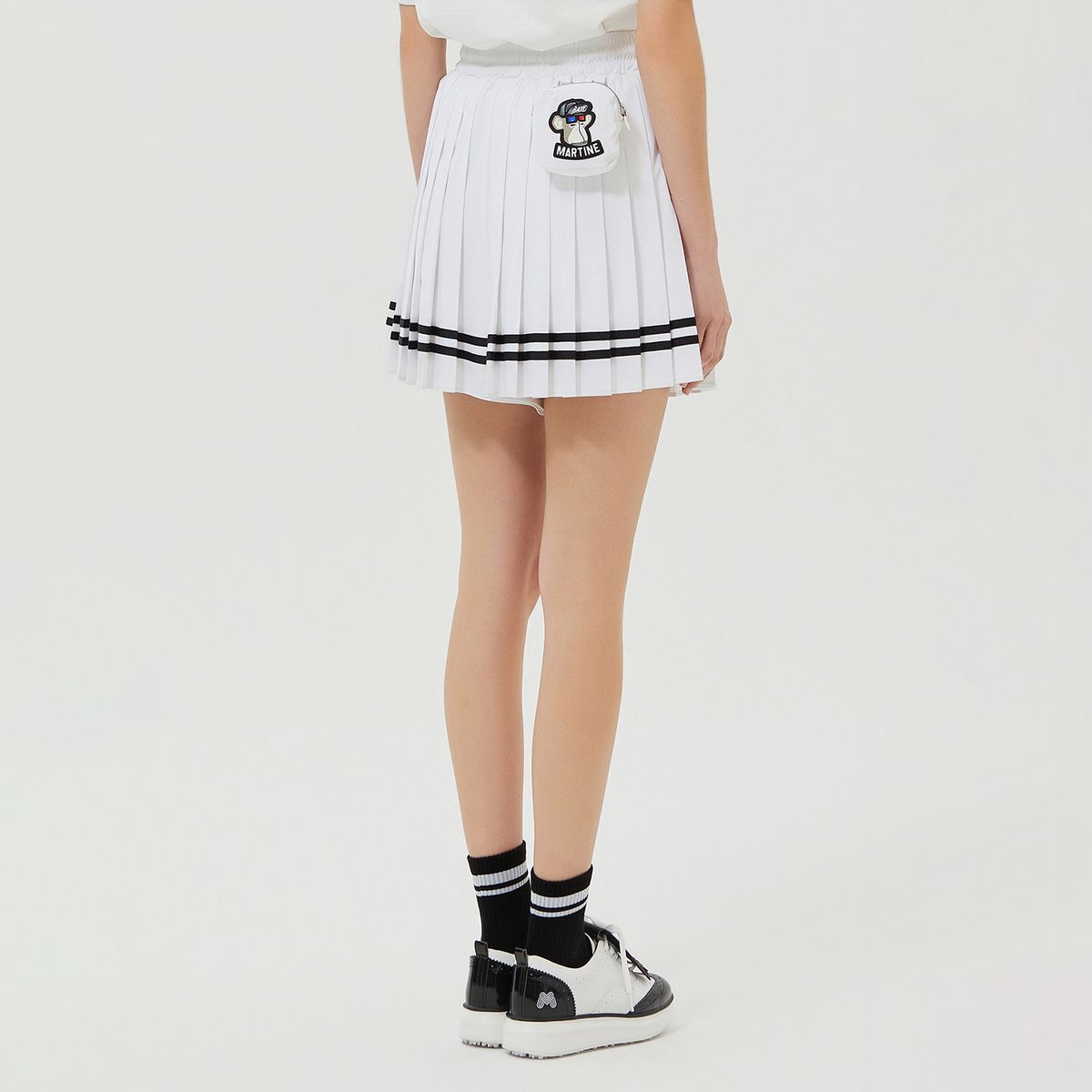 마틴골프(MARTINE GOLF) Collaboration String Pleats Culottes_White