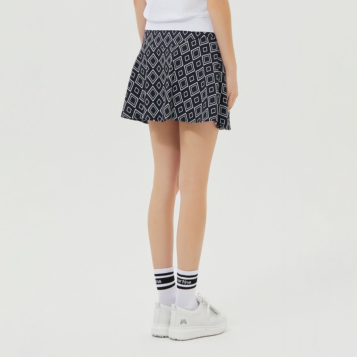 마틴골프(MARTINE GOLF) E-band Flared Culottes_Navy