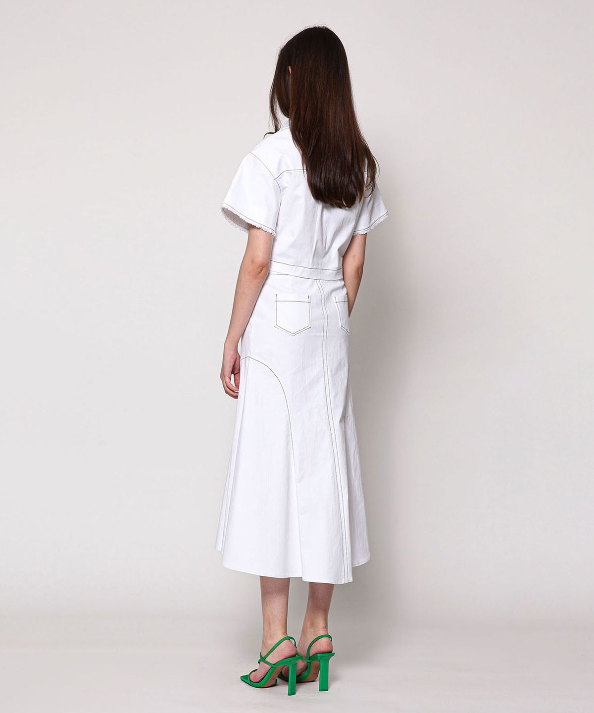세컨드 아르무아(02ARMOIRE) April Skirt _ White