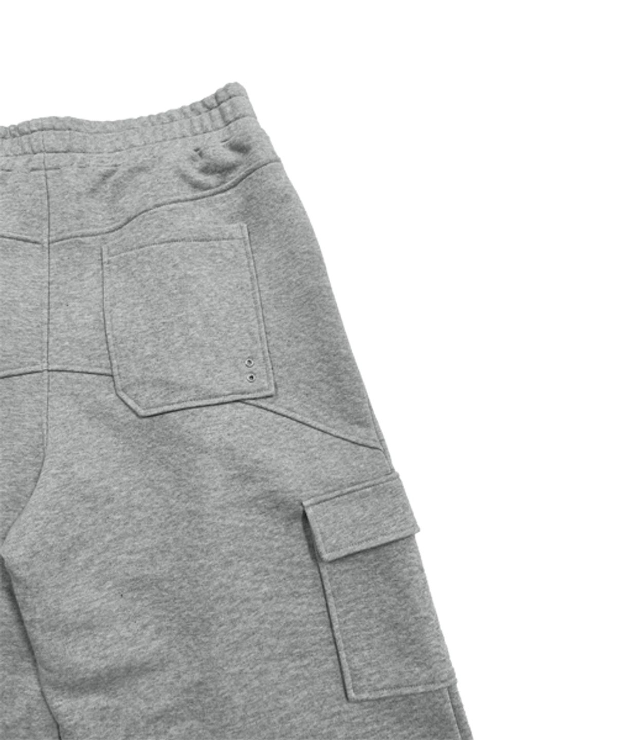 더콜디스트모먼트(THE COLDEST MOMENT) TCM cargo half sweat pants (grey)