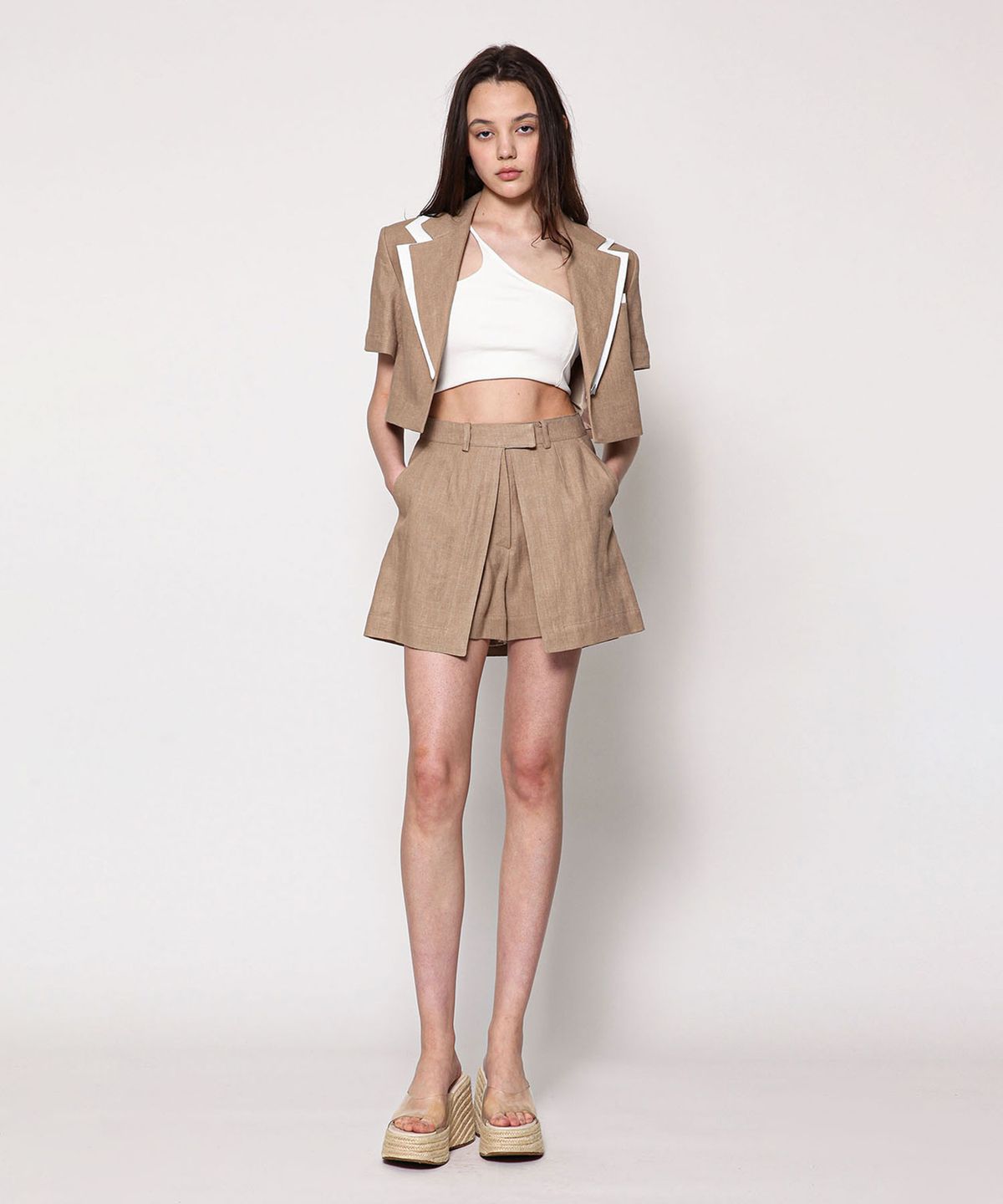 세컨드 아르무아(02ARMOIRE) Karina Shorts _ Beige