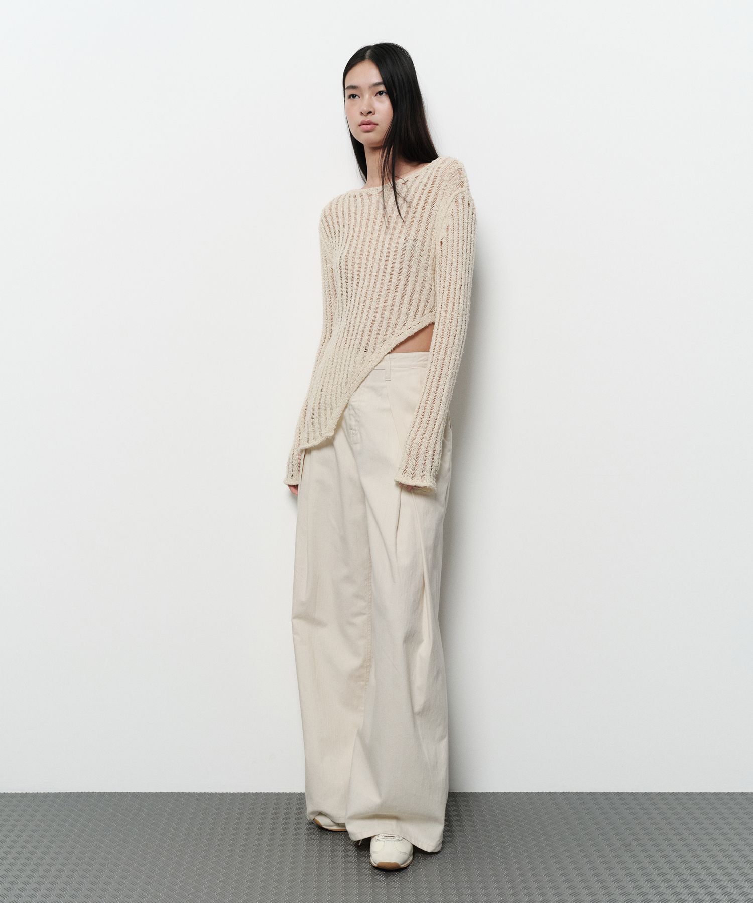 ★ DIAGONAL★ RELAXED WIDE DENIM PANTS cream DA241PT10-2 MUSINSA | DIAGONAL RELAXED WIDE DENIM PANTS (cream)