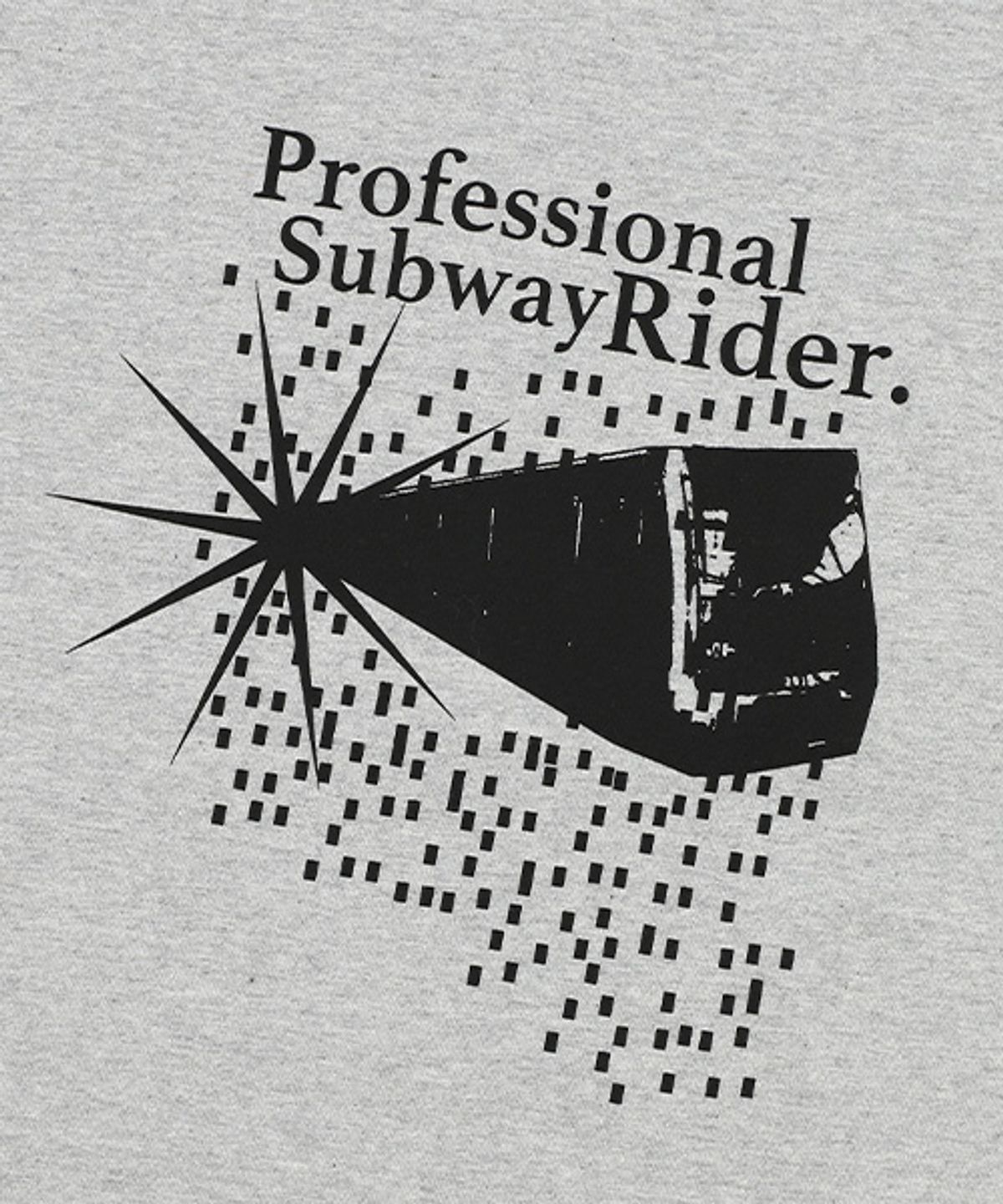 더콜디스트모먼트(THECOLDESTMOMENT) TCM subway raglan T (grey/black)