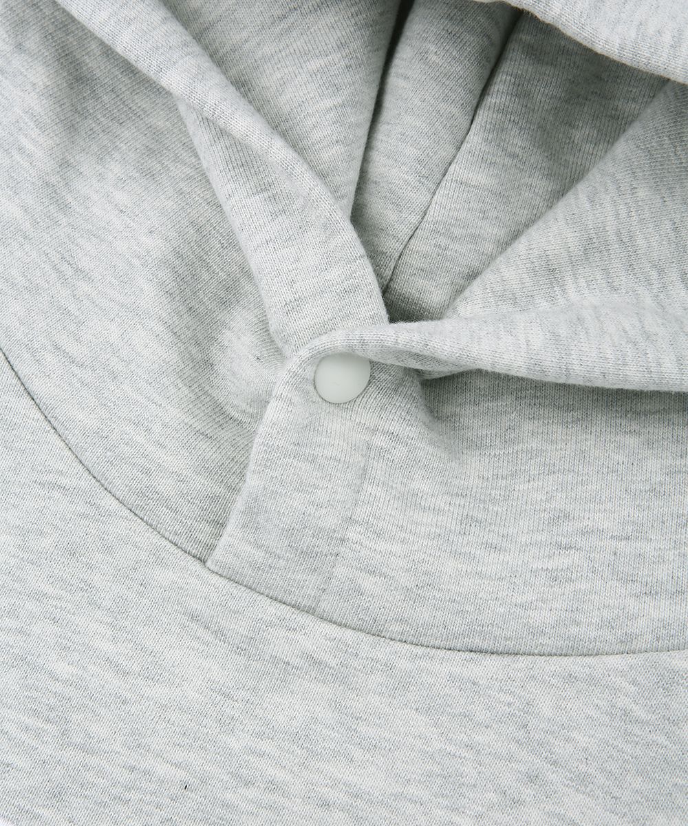 MUSINSA | GRAILZ G LOGO HOODIE [MELANGE GREY]