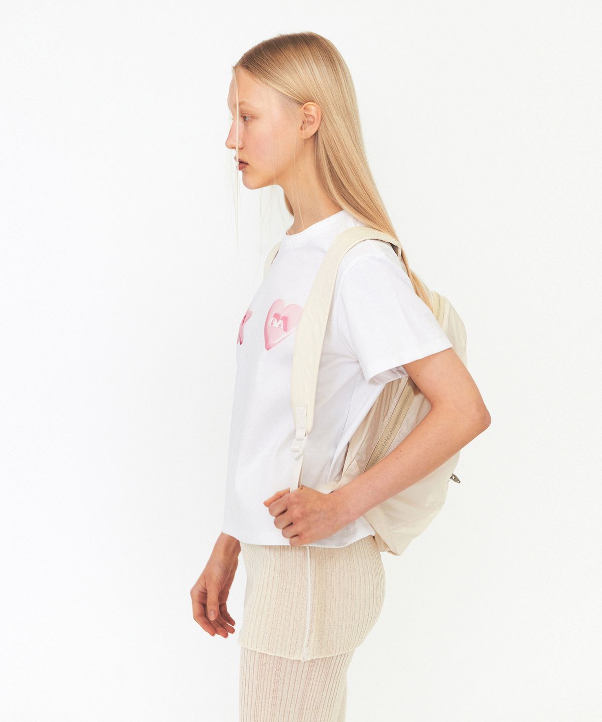 다이애그널(DIAGONAL) LIGHT PACKABLE BACKPACK (ivory)