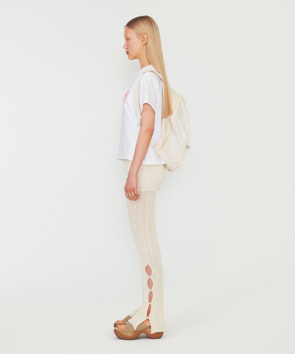 다이애그널(DIAGONAL) LIGHT PACKABLE BACKPACK (ivory)