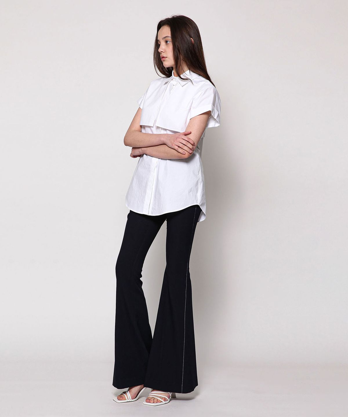 세컨드 아르무아(02ARMOIRE) Sloane Trousers _ Navy