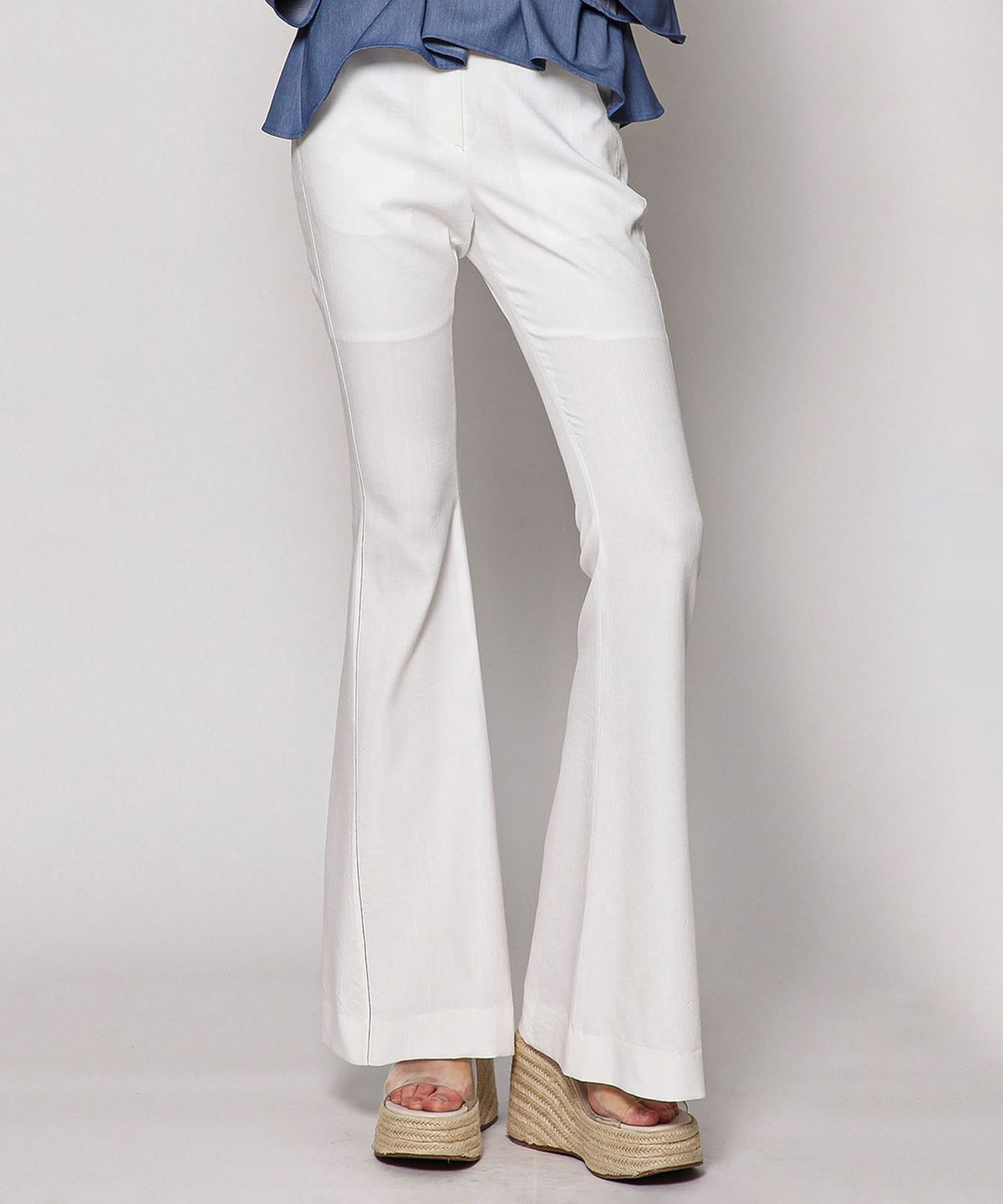 세컨드 아르무아(02ARMOIRE) Sloane Trousers _ White