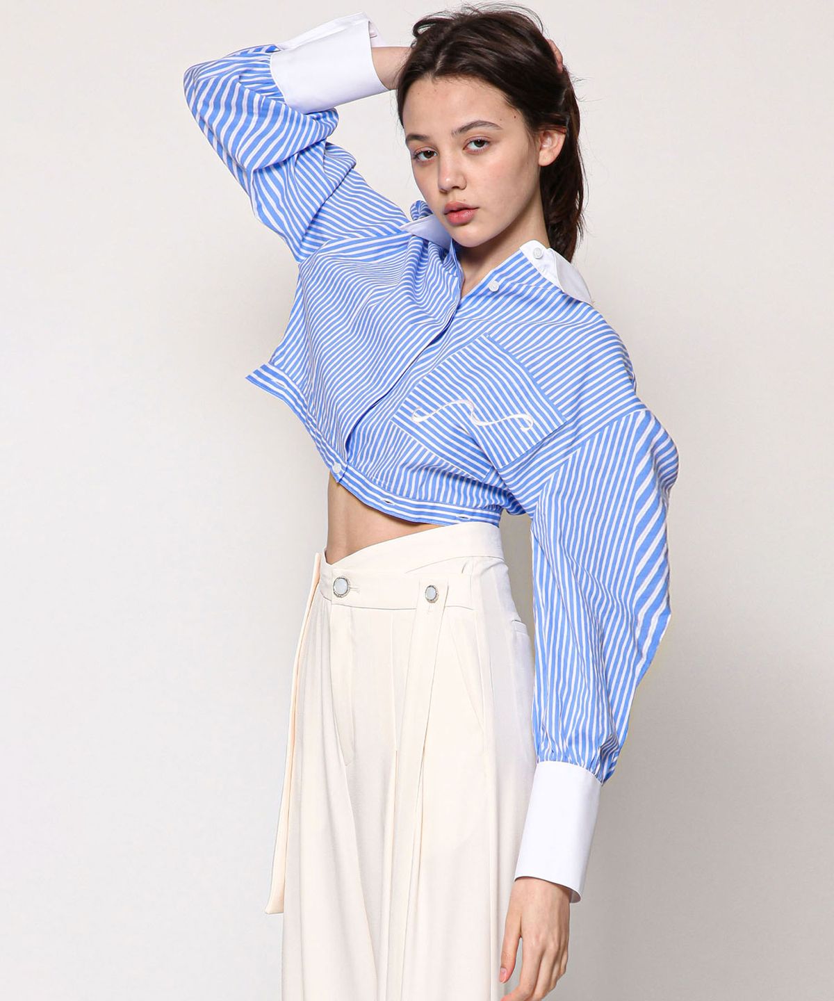 세컨드 아르무아(02ARMOIRE) Evelyn Trousers _ Cream