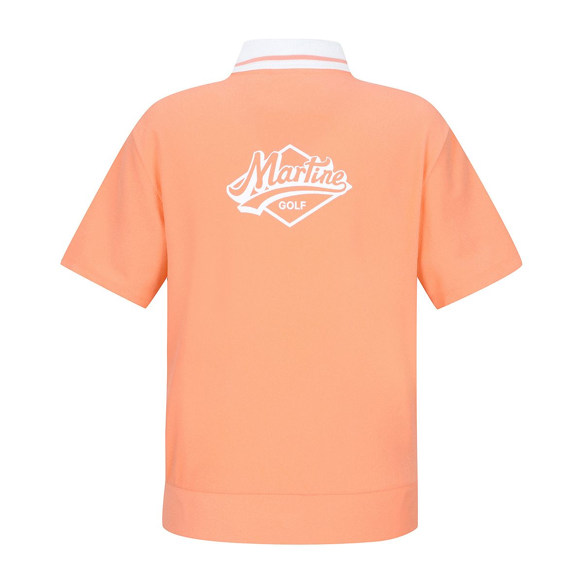마틴골프(MARTINE GOLF) Terry Rhombus Logo T-Shirts_Orange