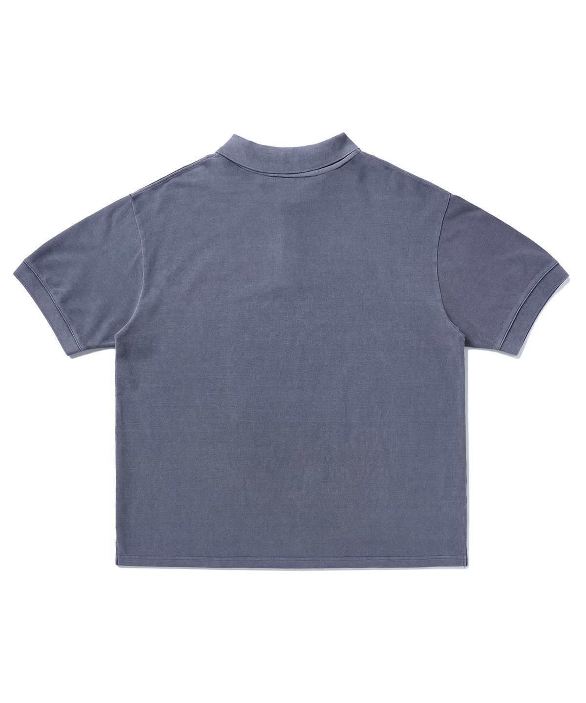 미니멀프로젝트(MINIMALPROJECT) 미니멀 피그먼트 반팔 카라 티셔츠 MKT104 [LIGHT NAVY]