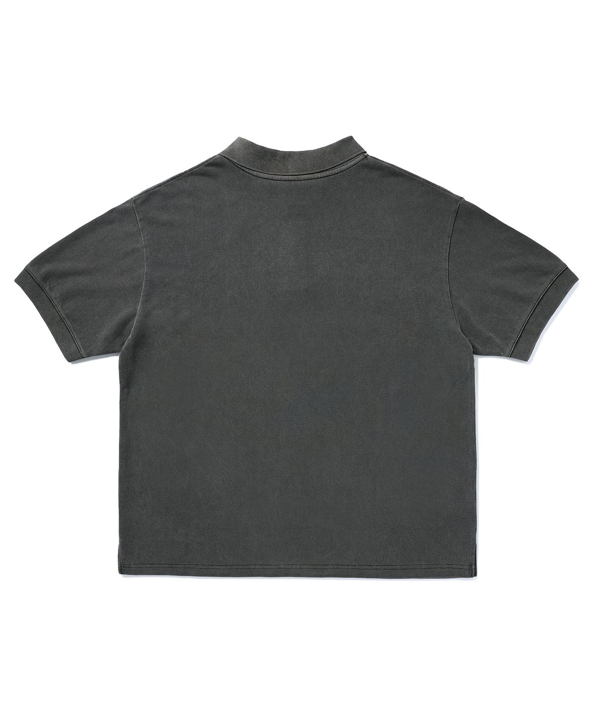 미니멀프로젝트(MINIMALPROJECT) 미니멀 피그먼트 반팔 카라 티셔츠 MKT104 [DARK GRAY]