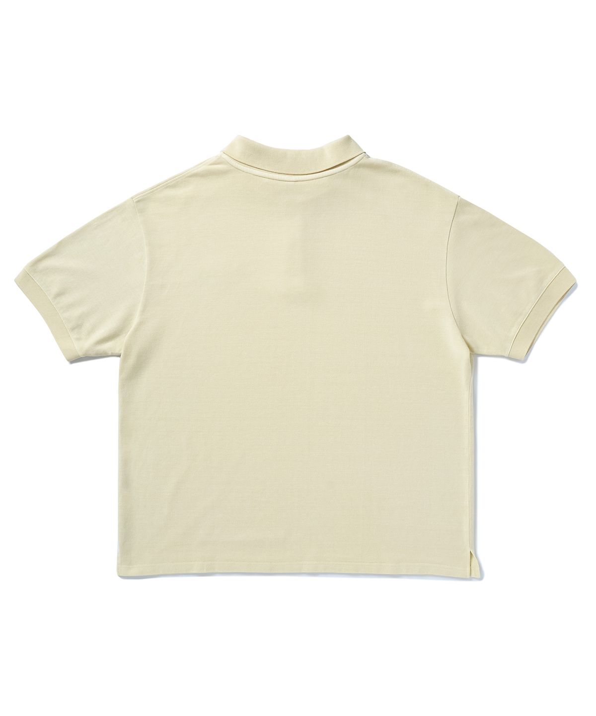 미니멀프로젝트(MINIMALPROJECT) 미니멀 피그먼트 반팔 카라 티셔츠 MKT104 [LIGHT BEIGE]