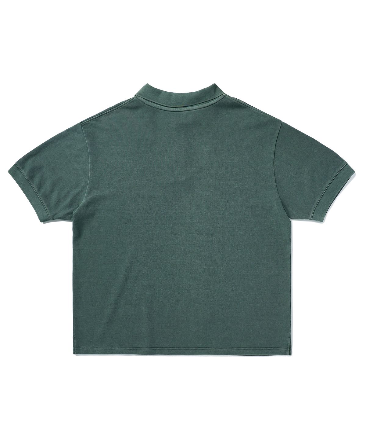 미니멀프로젝트(MINIMALPROJECT) 미니멀 피그먼트 반팔 카라 티셔츠 MKT104 [BLUE GREEN]