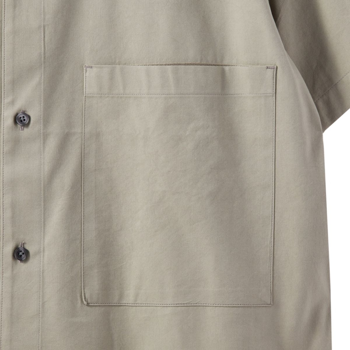브롬톤 런던(BROMPTON LONDON) COTTON HALF SLEEVE SHIRTS - BEIGE (P242USH410)