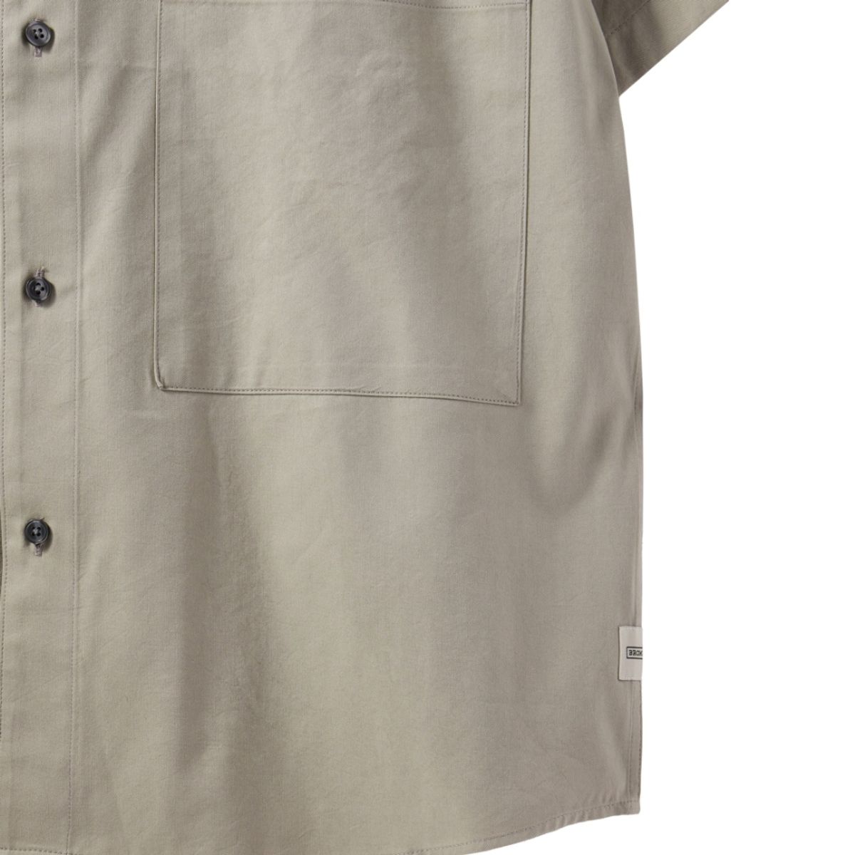브롬톤 런던(BROMPTON LONDON) COTTON HALF SLEEVE SHIRTS - BEIGE (P242USH410)