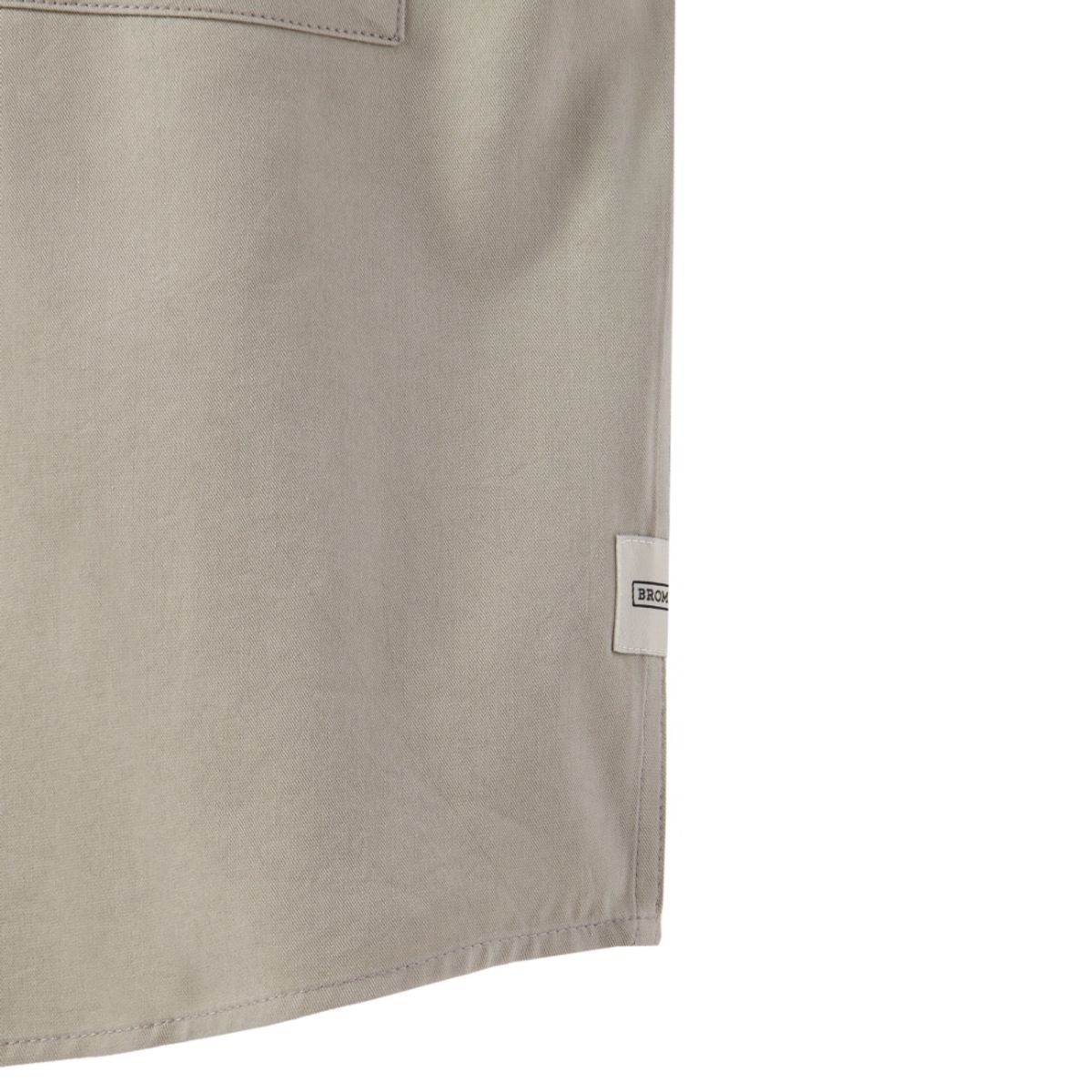 브롬톤 런던(BROMPTON LONDON) COTTON HALF SLEEVE SHIRTS - BEIGE (P242USH410)