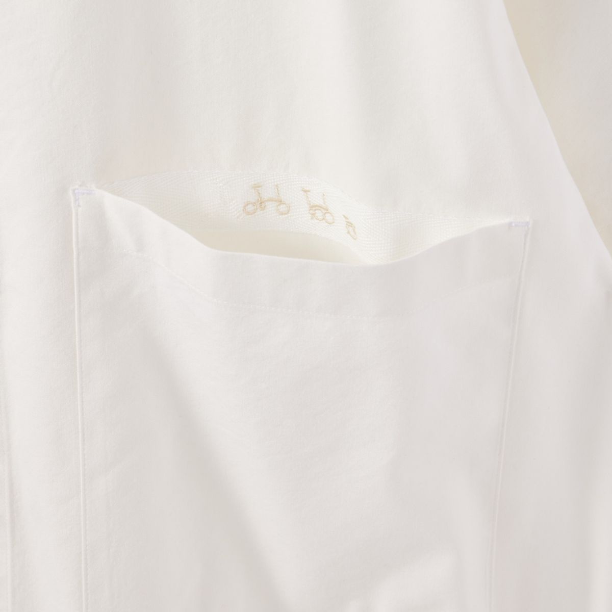 브롬톤 런던(BROMPTON LONDON) COTTON HALF SLEEVE SHIRTS - WHITE (P242USH410)