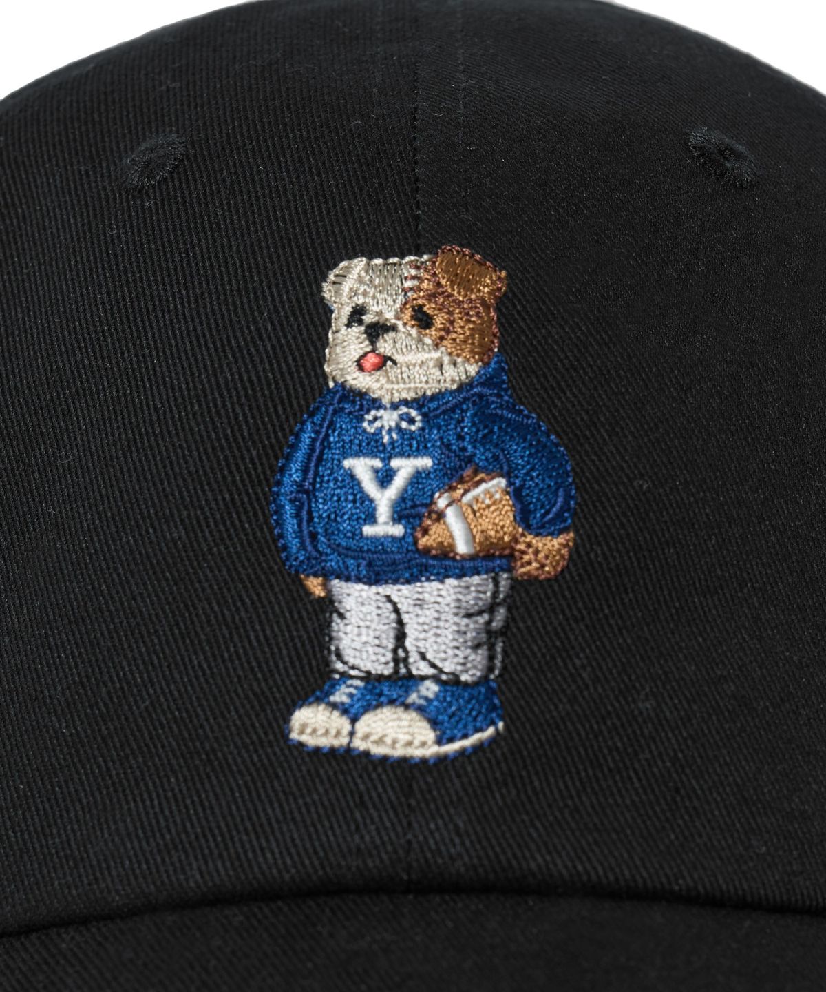 예일(YALE) 엠브로이더리 댄 볼캡 블랙