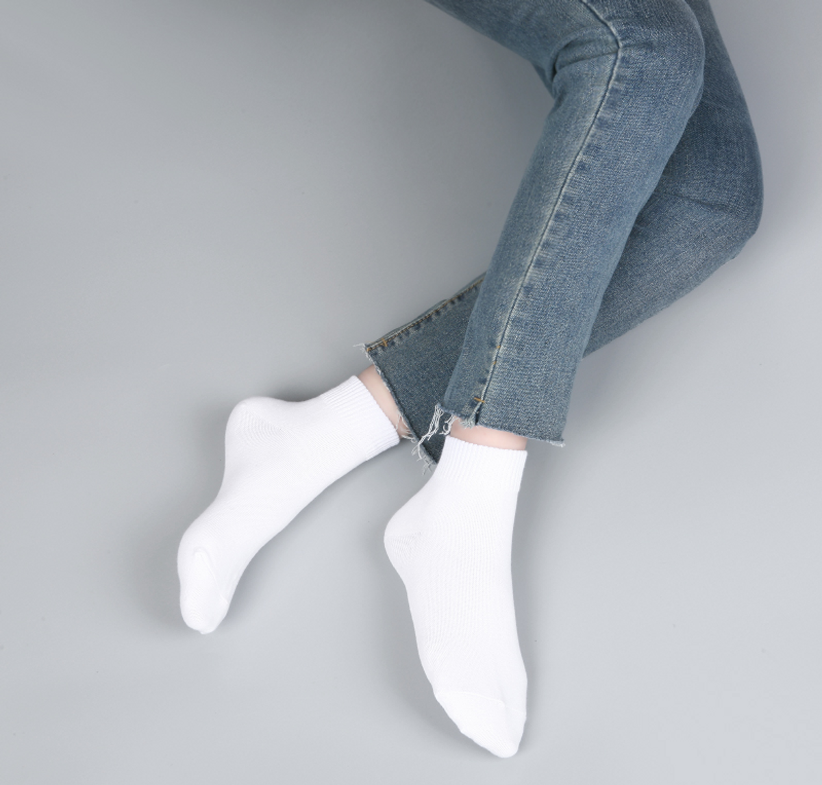 삭스에이(SOCKSA) [10PACK]베이직 무지 유니밴드 200N  발목양말