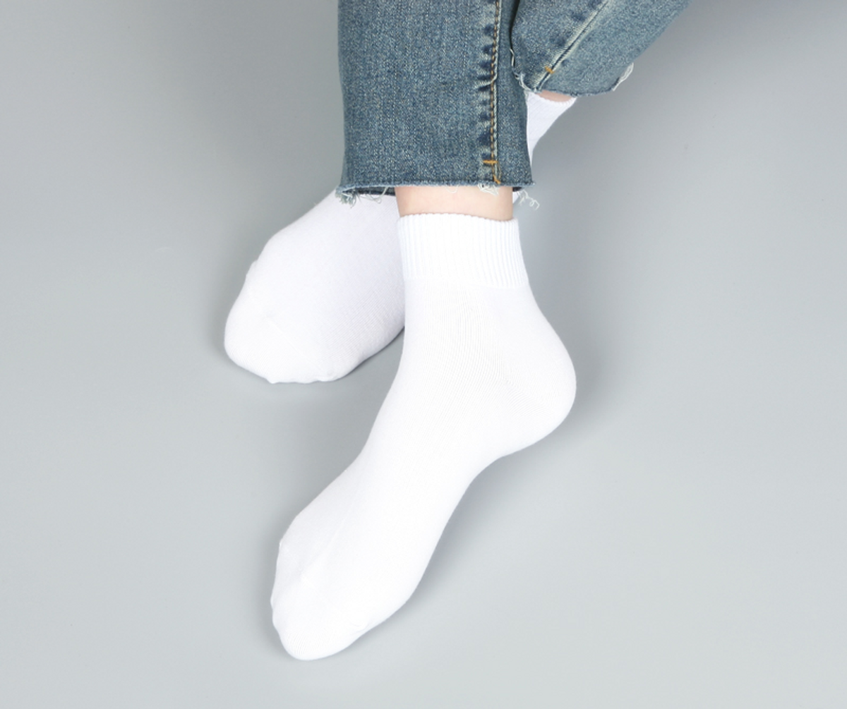 삭스에이(SOCKSA) [10PACK]베이직 무지 유니밴드 200N  발목양말