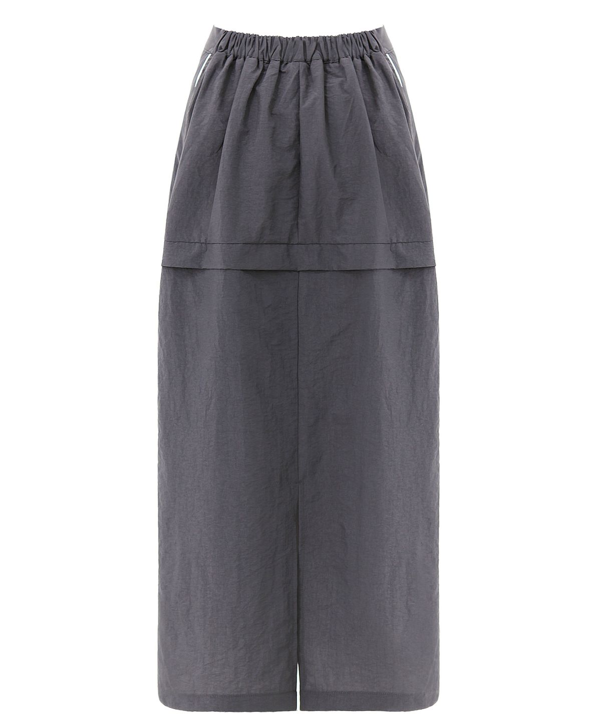 플라즈마스페어(PLASMA SPHERE) SEEN SKIRT IN DARK GREY (롱 스커트)