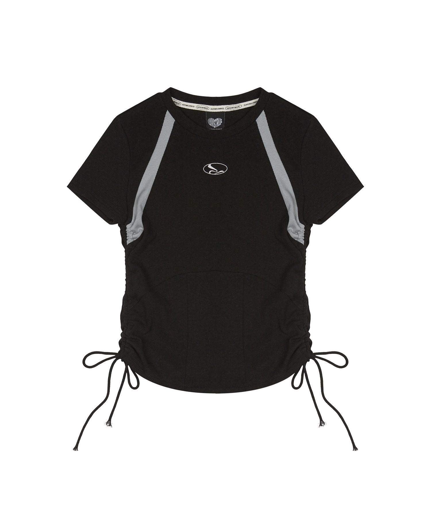 LUV IS TRUE★韓国★人気★NM SHIRRING LONG TEE 3色 ロンT ロングスリーブTシャツ BLACK | BABYMONSTER ONLINE SHOP