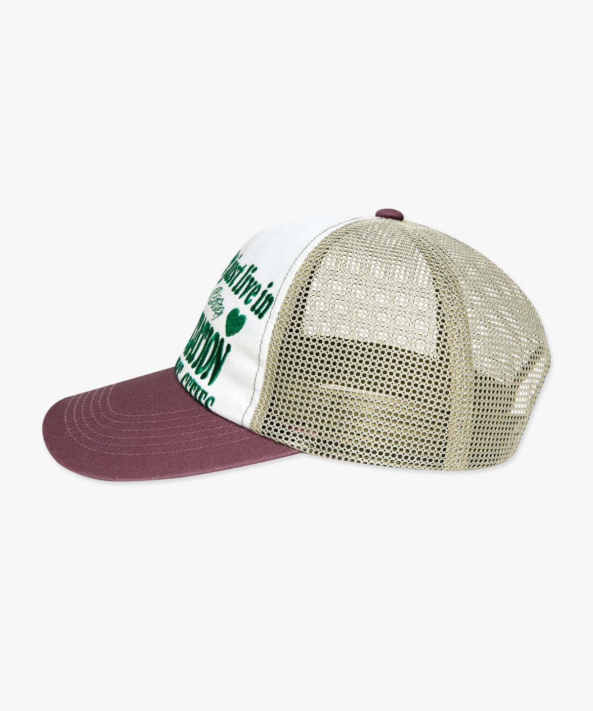 엘엠씨(LMC) THE CITY MESH 5PANEL CAP dark pink