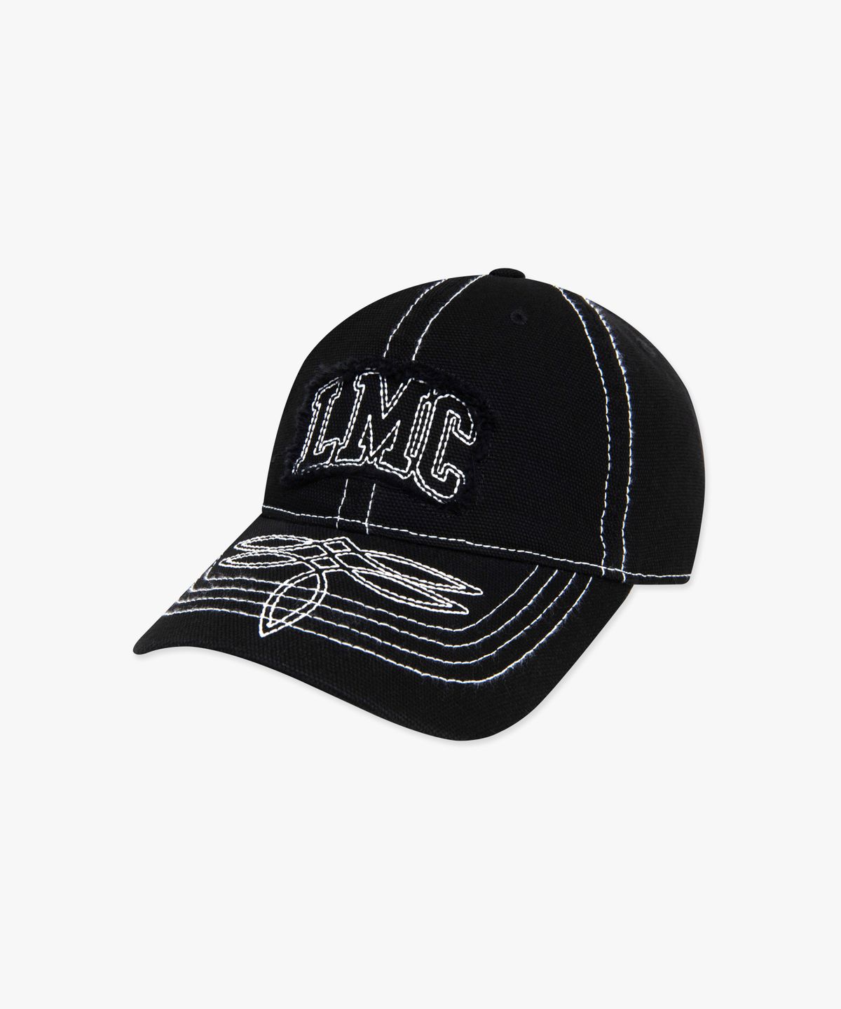 엘엠씨(LMC) WESTERN STITCH PATCHED 6PANEL CAP black