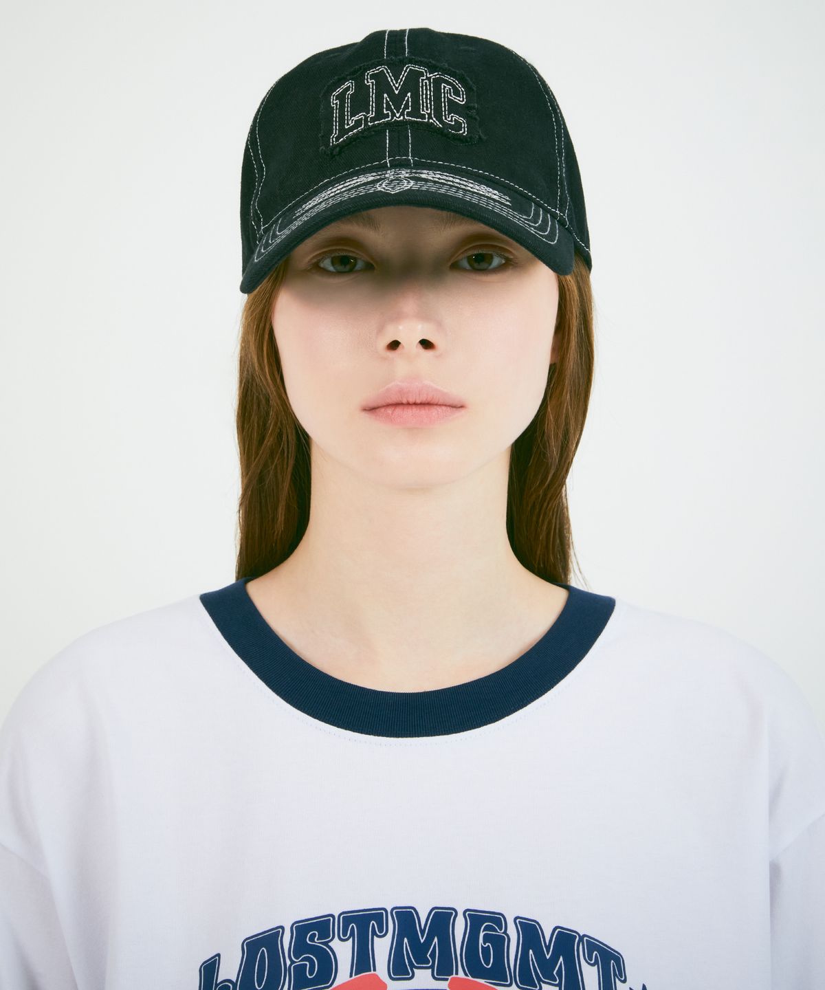 엘엠씨(LMC) WESTERN STITCH PATCHED 6PANEL CAP black