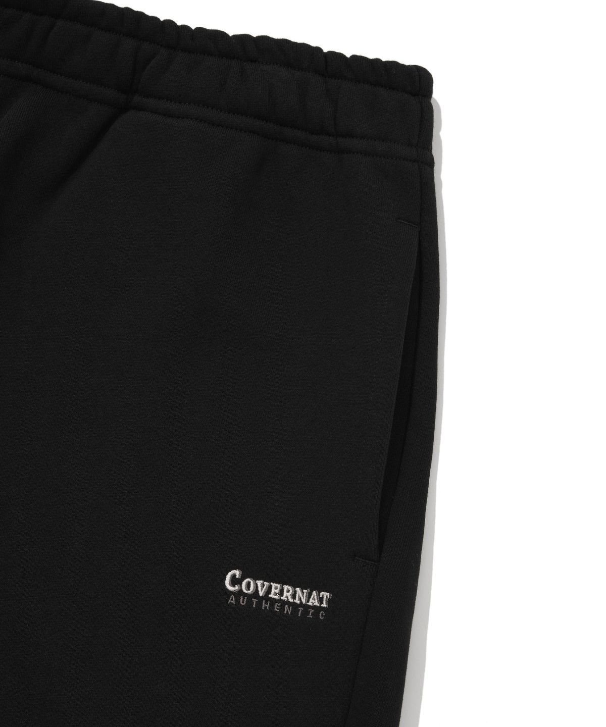 커버낫(COVERNAT) 복서 핏 스웻 쇼츠 블랙
