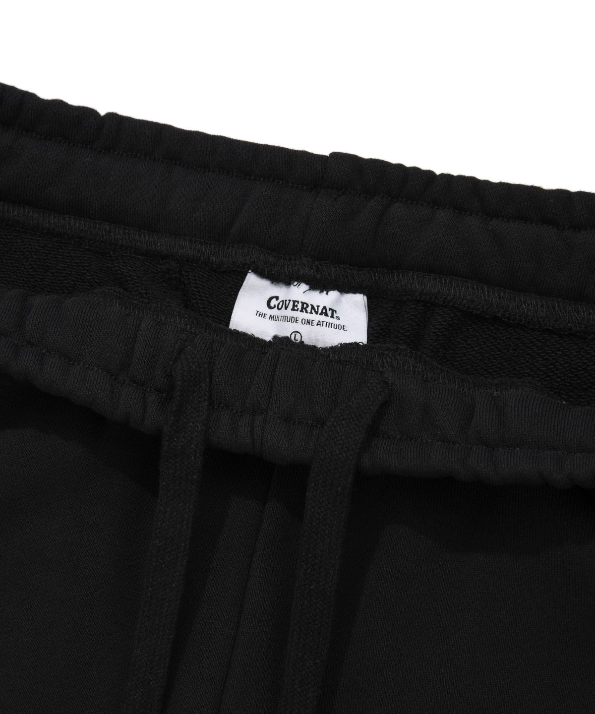 커버낫(COVERNAT) 복서 핏 스웻 쇼츠 블랙
