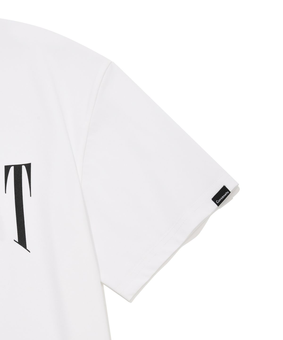 커버낫(COVERNAT) 엠블럼 엑티브 티셔츠 화이트