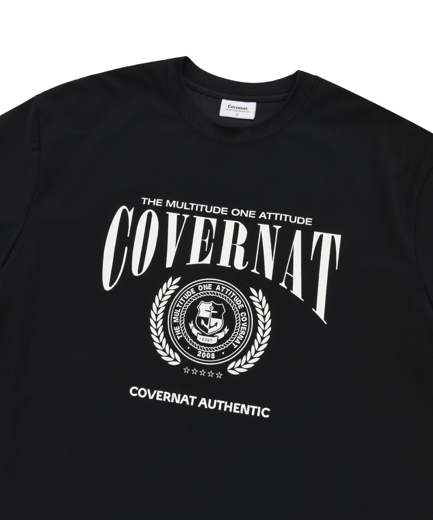 Tシャツ・カットソー COVERNAT passport t-shirt black Passport T-Shirt Black - Covernat | 60% - Asian Fashion