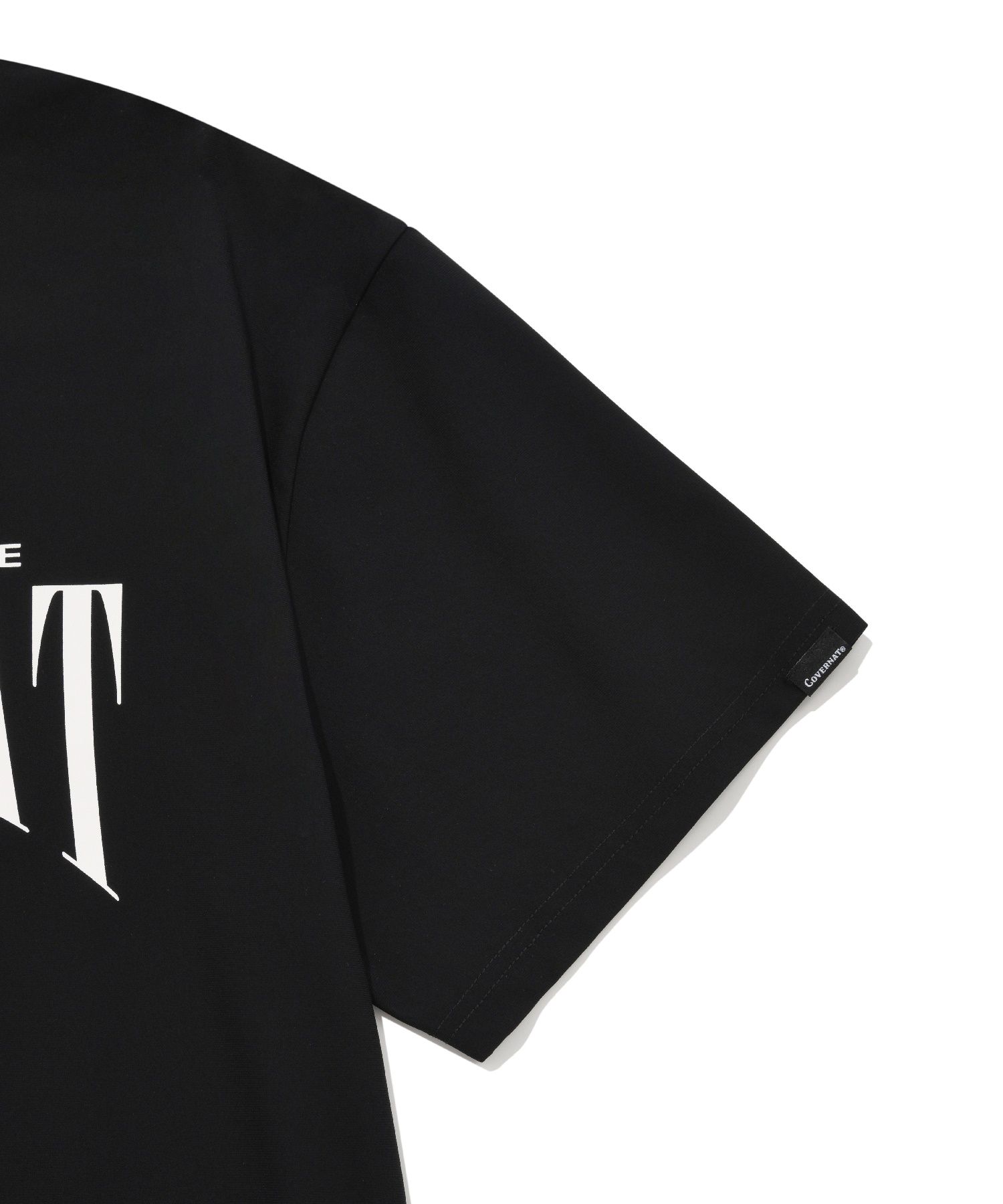 MUSINSA | COVERNAT Emblem Active T-shirt Black