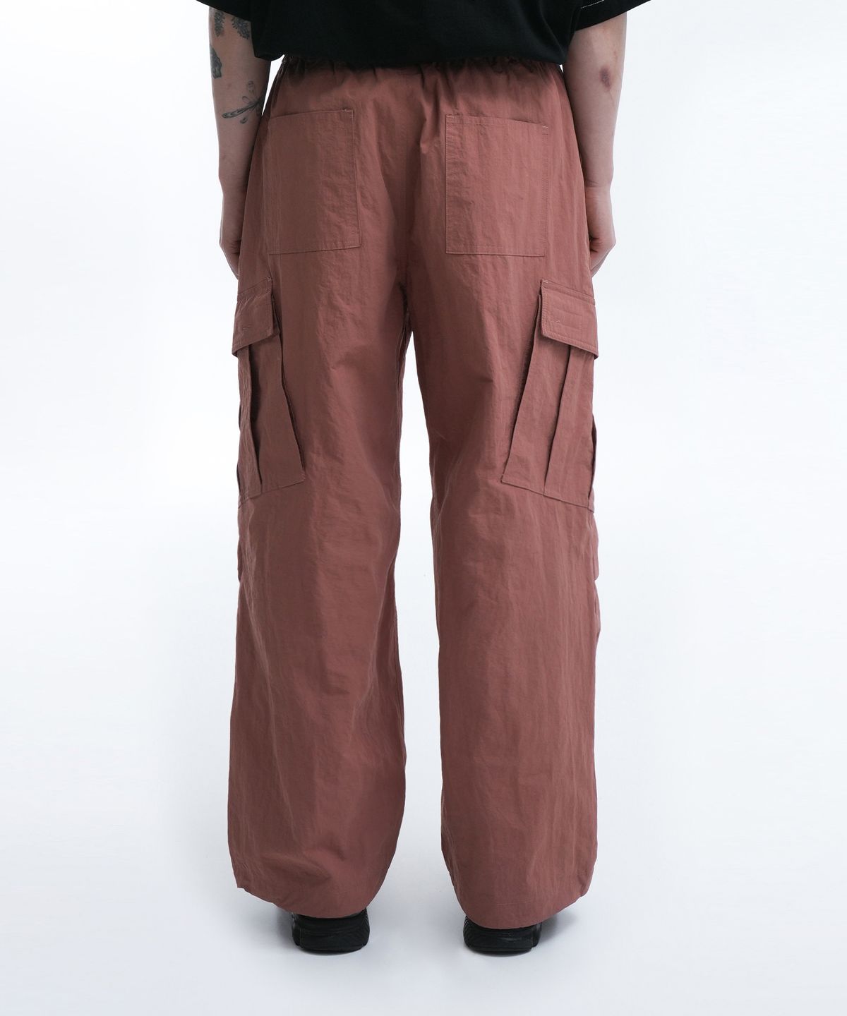 오픈야드(오와이)(OPENYARD(OY)) NYLON CARGO PANTS-INDIE PINK