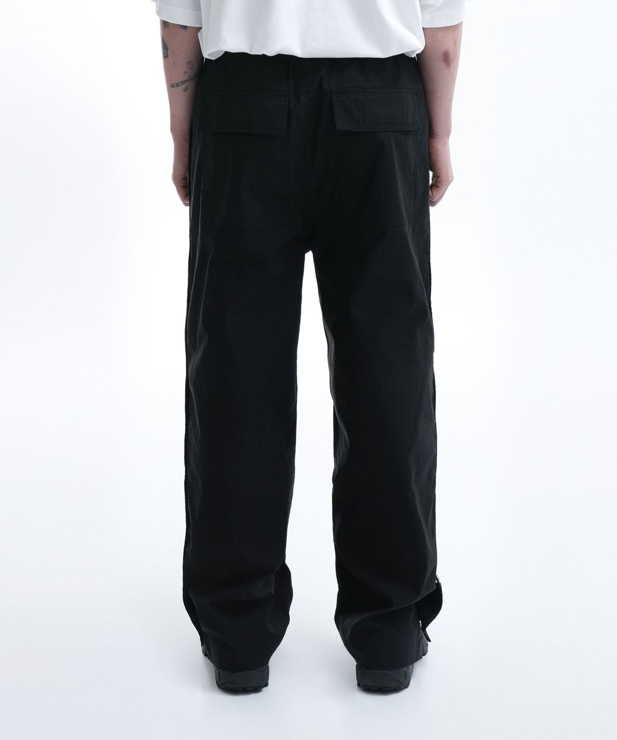 오픈야드(오와이)(OPENYARD(OY)) N/C SNAP PANTS-BLACK