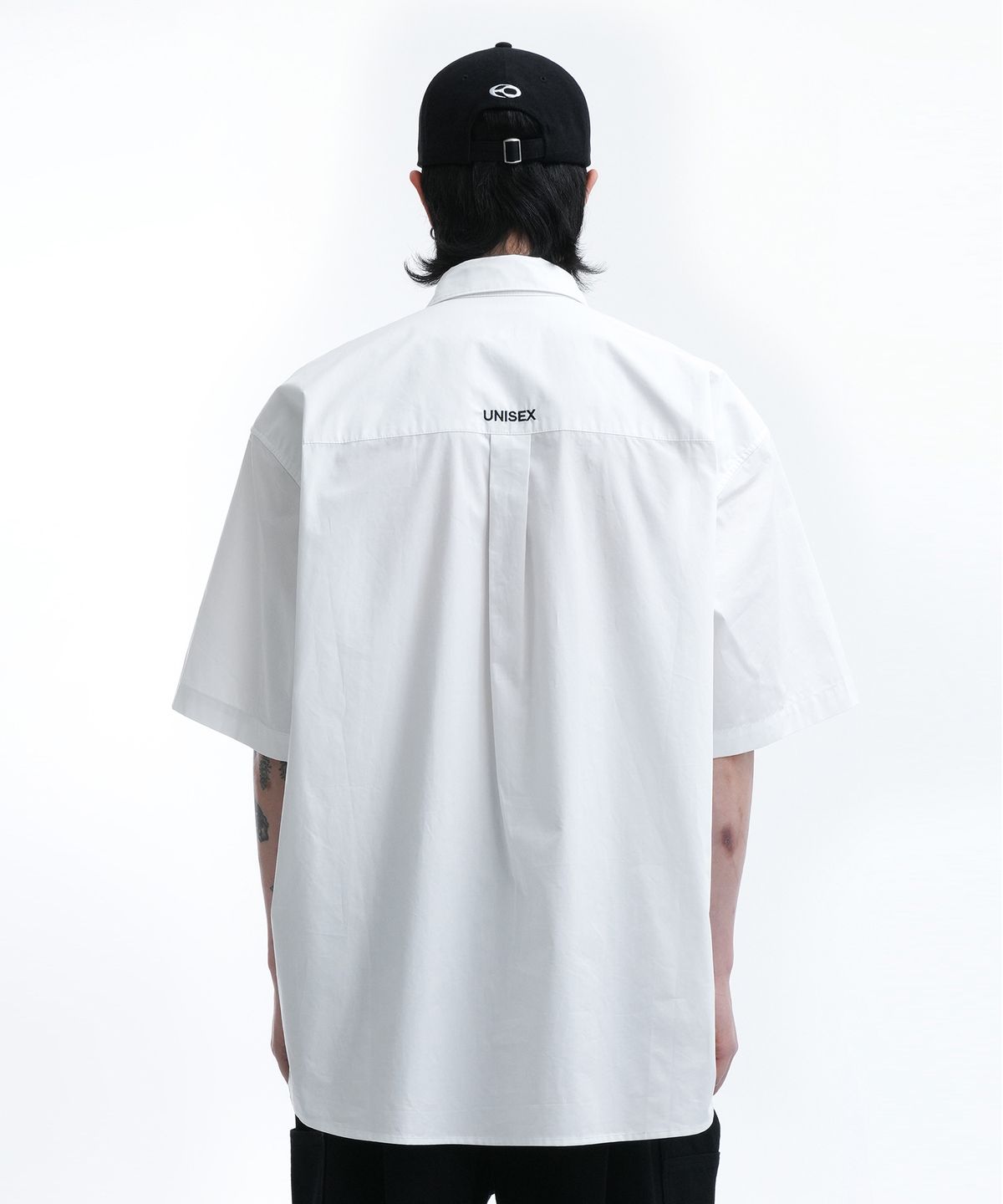 오픈야드(오와이)(OPENYARD(OY)) U.B HALF SHIRTS-WHITE