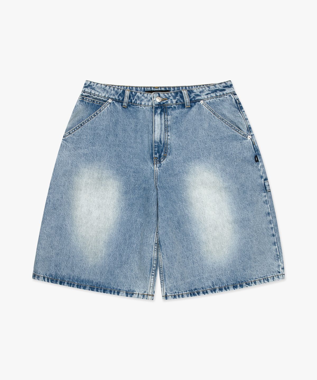엘엠씨(LMC) BRUSH WASHED DENIM CARPENTER SHORTS light blue