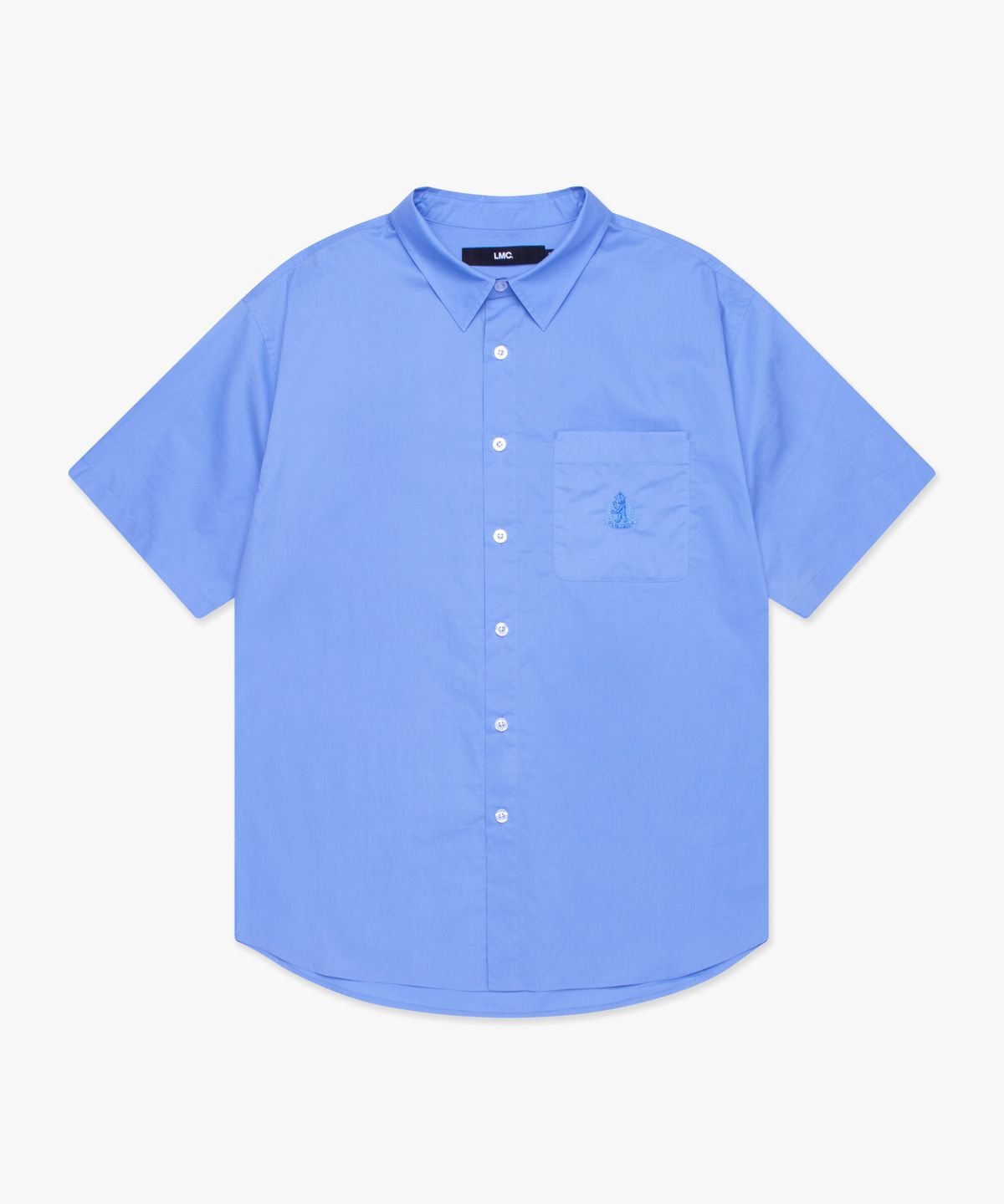 엘엠씨(LMC) BEAR CREST SHORT SLV SHIRT blue